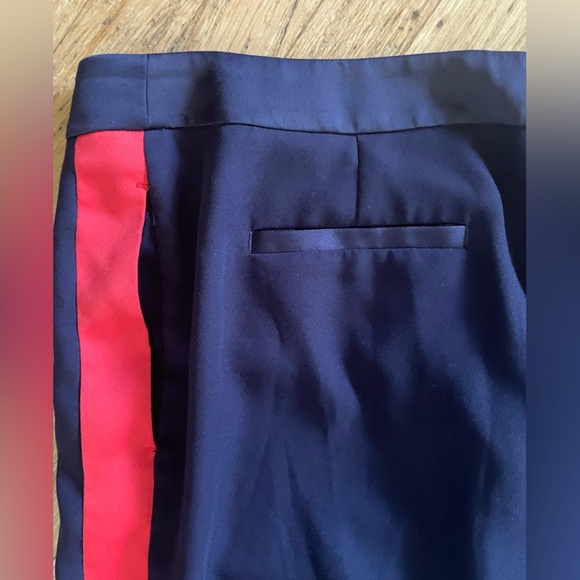 Boden Wide-Leg Pants with red side stripe - Picture 7 of 10